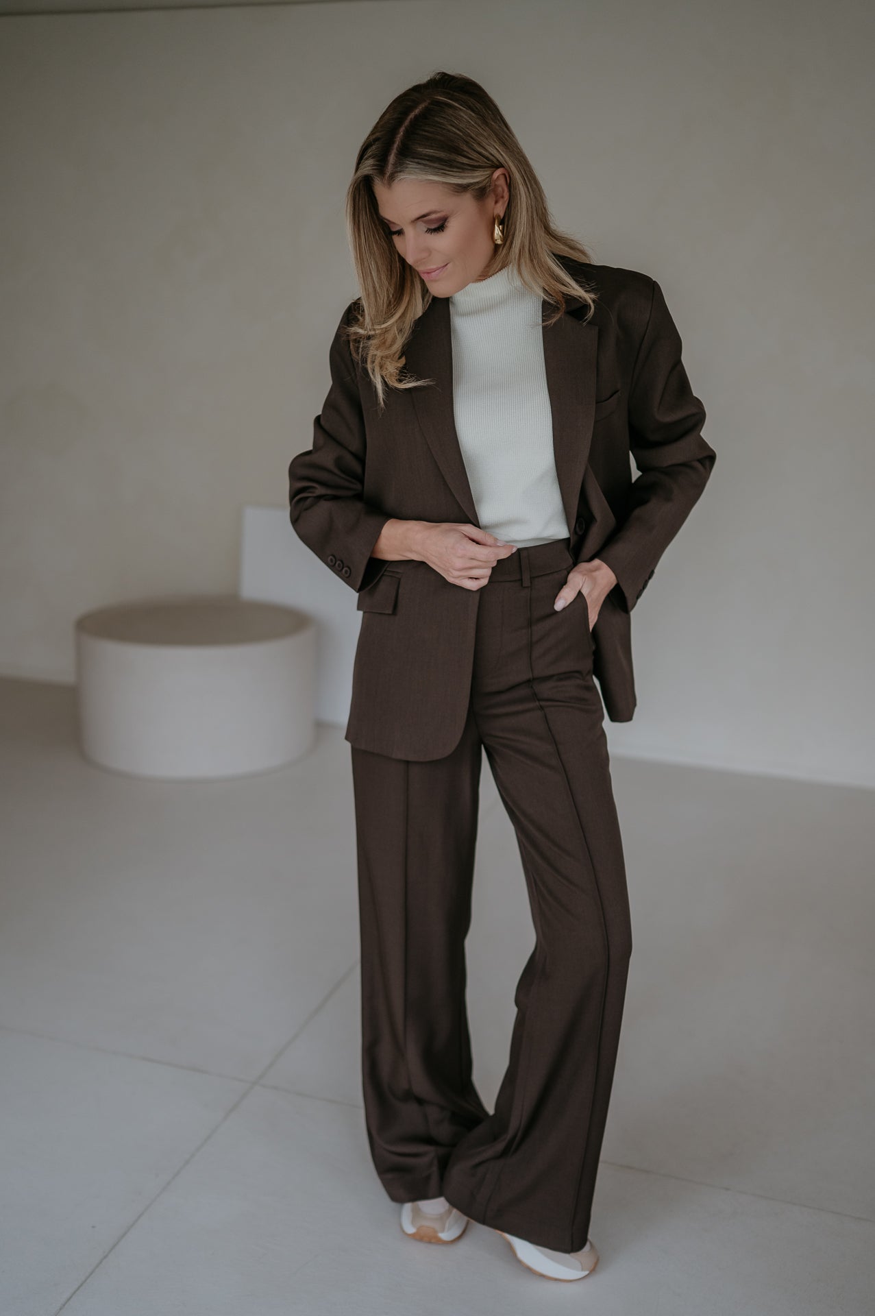 Urticante blazer I Chocolate Brown